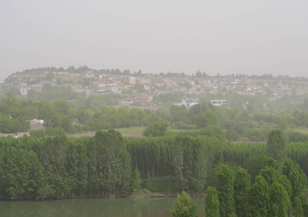 Diyarbakır’da toz taşınımı etkili oldu 4