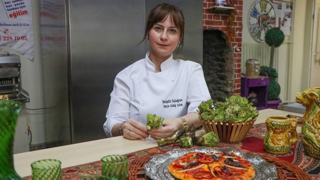 İtalyan pizzasına Diyarbakır dokunuşu; Kengerli pizza 4