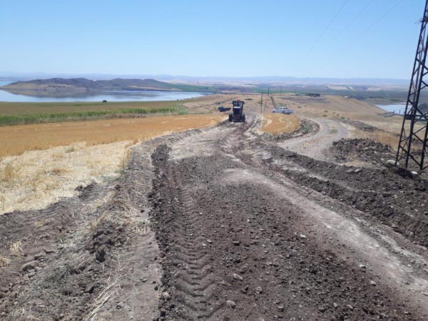 Bismil Köprü Mahallesi’nde yol çalışmaları başladı