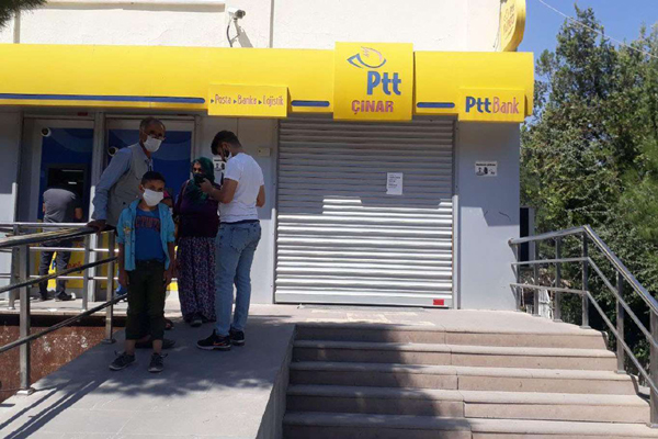 PTT şubesi Covid-19 vakaları görülünce kapatıldı