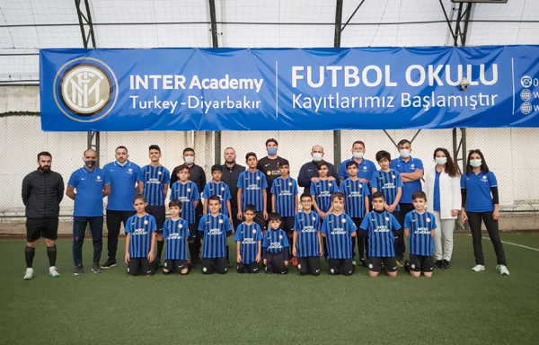 Inter futbol Academy İtalya’dan Diyarbakır’a geldi