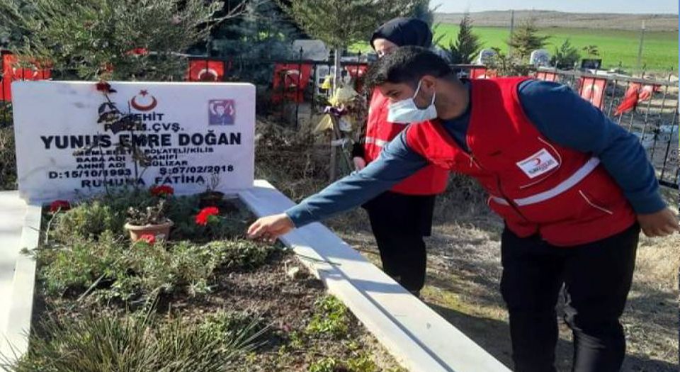 Türk Kızılayı, Kilisli şehidi sene-i devriyesinde unutmadı