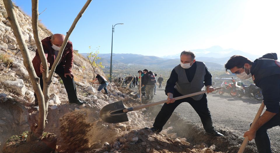 Kayseri Talas'ta yeşil seferberlik sürüyor