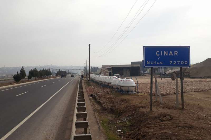 Çınar'da bir mahalle karantinaya alındı 