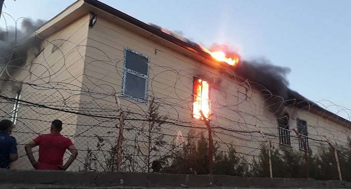 Video Haber - Zerzevan Kalesi'ndeki kazı evinde yangın