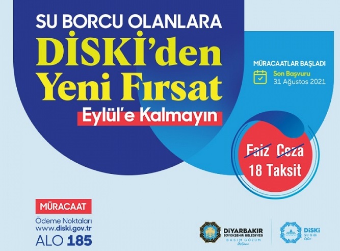 DİSKİ’nin su borcu yapılandırmasında hedef tutmadı