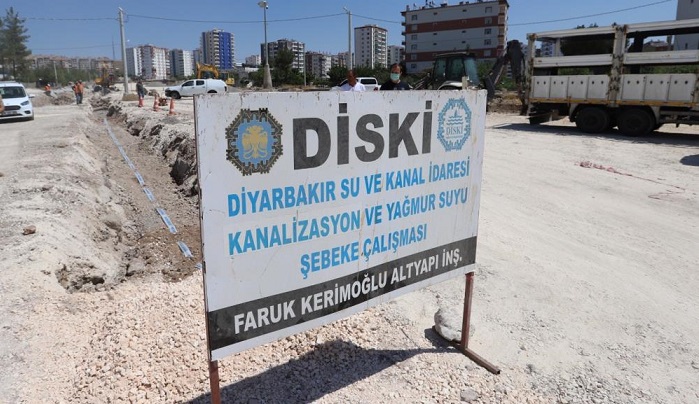 DİSKİ, Diyarbakır'da alt yapı çalışmalarına devam ediyor