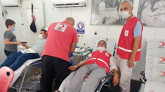 Kızılay'dan Dicle ilçesinde kan bağışı kampanyası