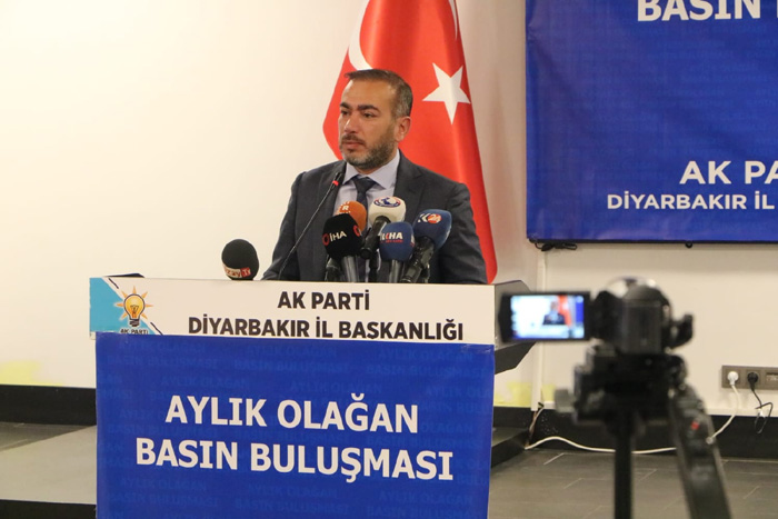 AK Parti Diyarbakır İl Başkanı Aydın’dan muhalefet partilerine çağrı: Kürtleri sorun olarak görmekten vazgeçin artık