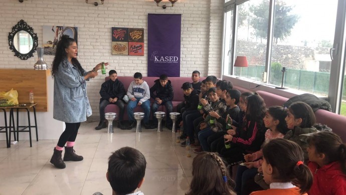 KASED, Çınar’da sanatsal çocuk atölyeleri gerçekleştirdi