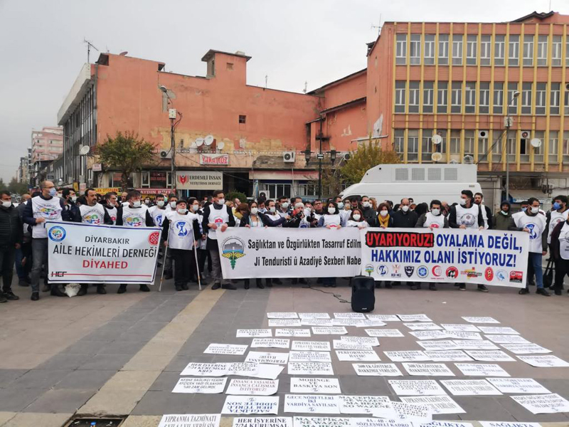 VİDEO HABER - Sağlık çalışanları greve gitti: Oyalama değil hakkımız istiyoruz!
