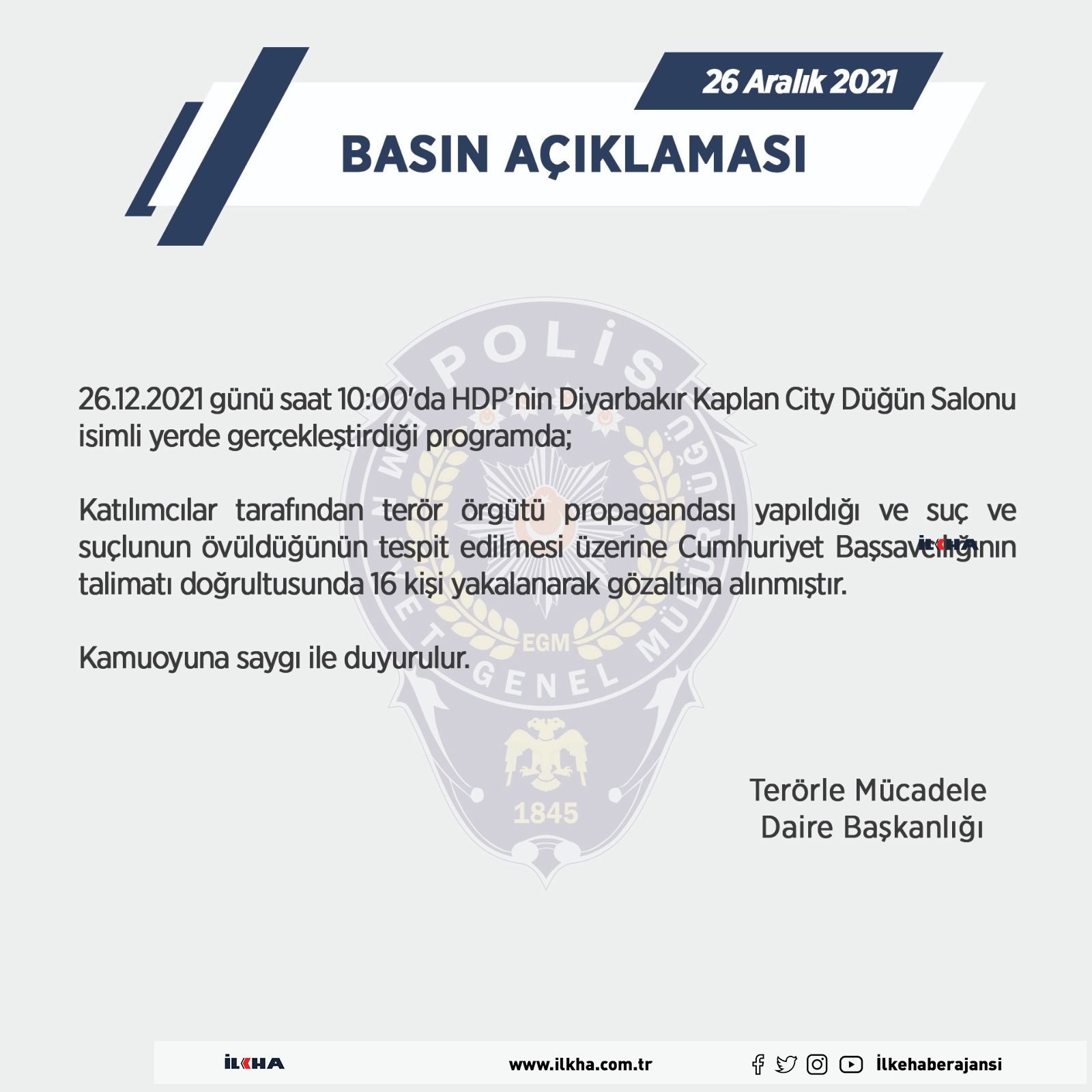 HDP'nin Diyarbakır'daki kongresine soruşturma: 16 gözaltı
