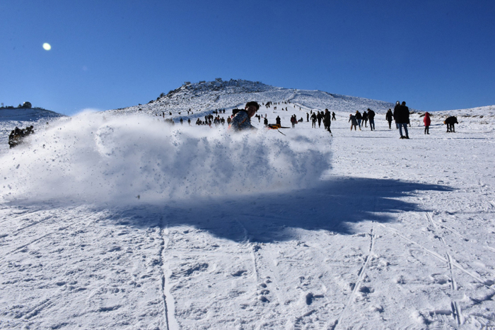 Karacadağ'da kayak sezonu açıldı!