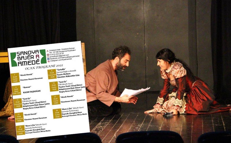 Amed Şehir Tiyatrosu’nun Ocak ayı programı açıklandı