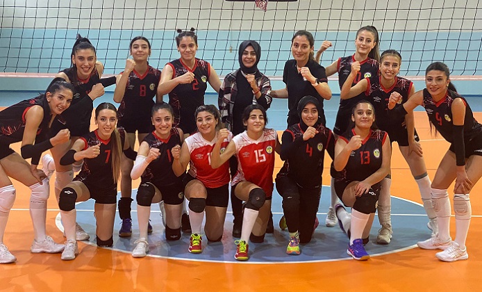 Bağlar Belediyespor Kadın Voleybol Takımı ikinci yarıya galibiyetle başladı