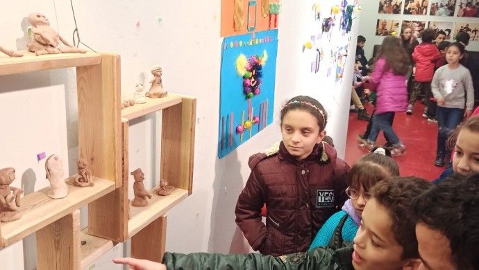 Diyarbakır’da çocuklara yönelik sergiye yoğun ilgi