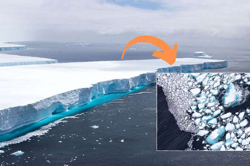 Dünyanın en büyük buz dağı tamamen eridi