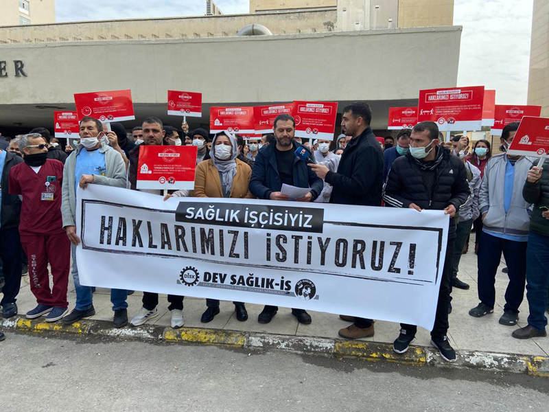 ‘Sağlık işçileri sefalet ücretlerine razı olmayacak’