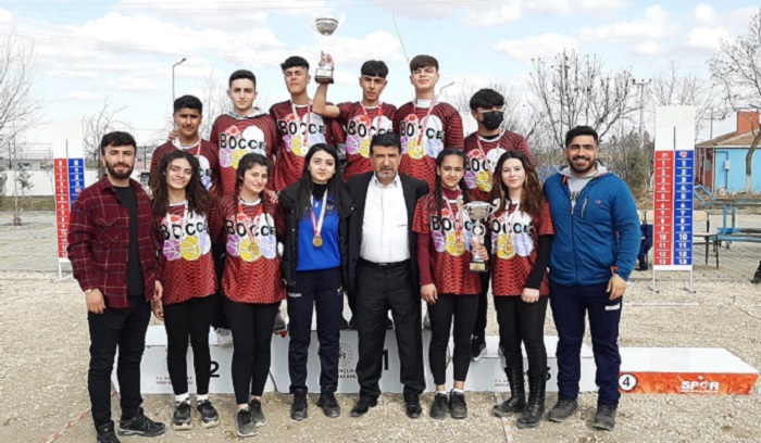 Diyarbakır Okullararası Bocce Müsabakaları'nda çifte şampiyon Koşuyolu Mesleki ve Teknik Anadolu Lisesi