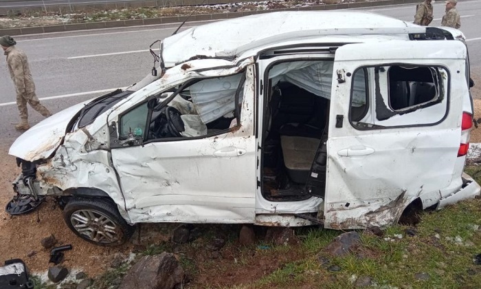 Siverek'te trafik kazası: 1 ölü, 2 yaralı