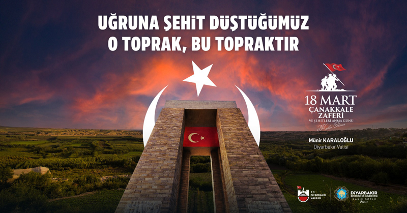 ‘Şanlı Çanakkale Zaferi’nin 107. yılı kutlu olsun’