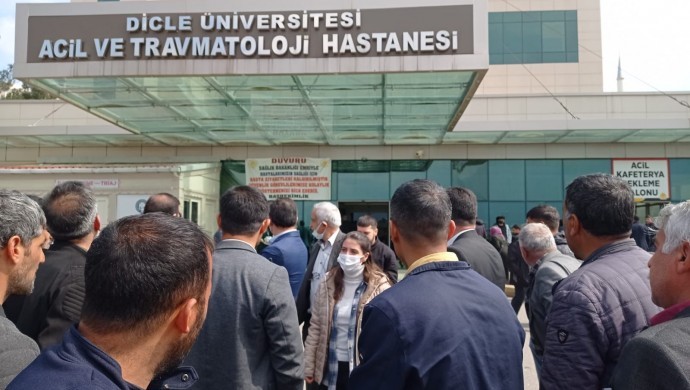 HDP'den patlamada yaralananlara ziyaret