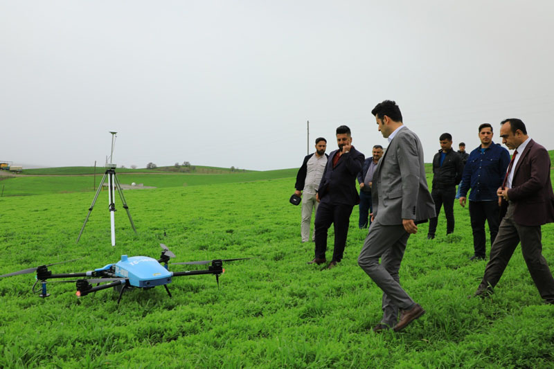 Çiftçiye droneli ilaçlama desteği!