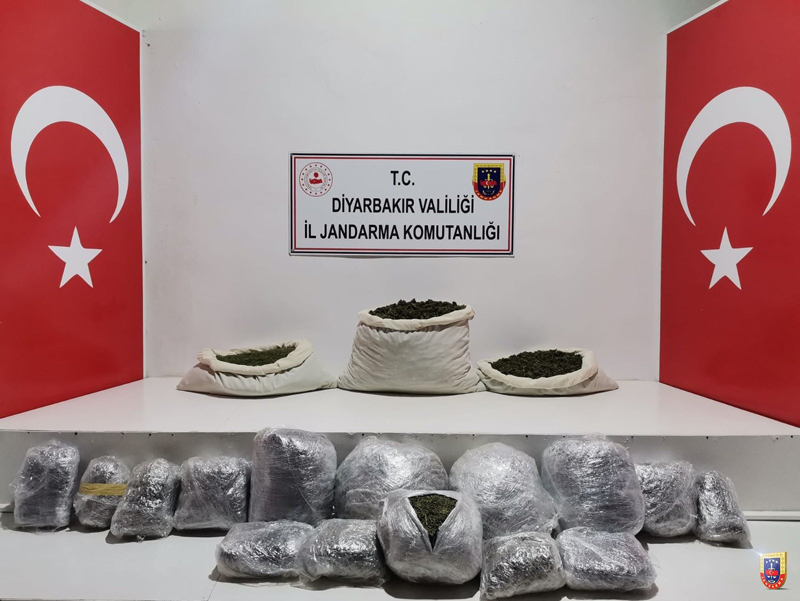 Jandarma’dan Diyarbakır’da uyuşturucu operasyonu