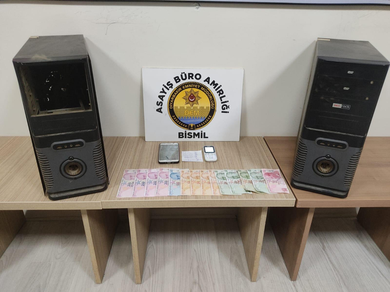 Diyarbakır'da yasadışı bahis uygulaması