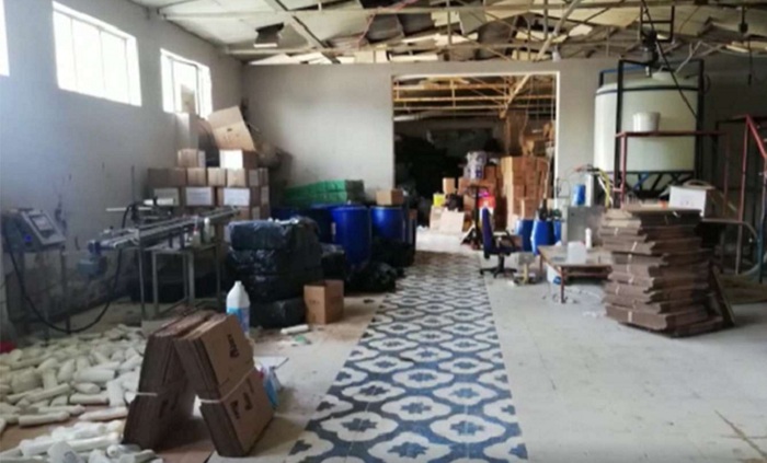 Diyarbakır'da tonlarca taklit temizlik ürünü yakalandı