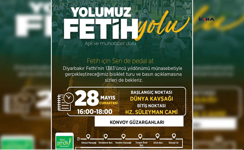VİDEO HABER - HÜDA PAR Gençlik Kolları Diyarbakır’da bisiklet turu düzenleyecek