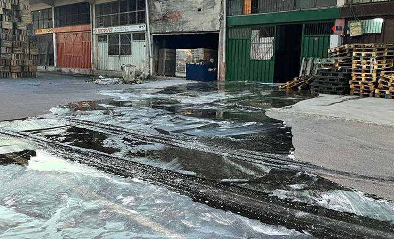 VİDEO HABER - Diyarbakır'da şekerli sıvı makinesi patladı