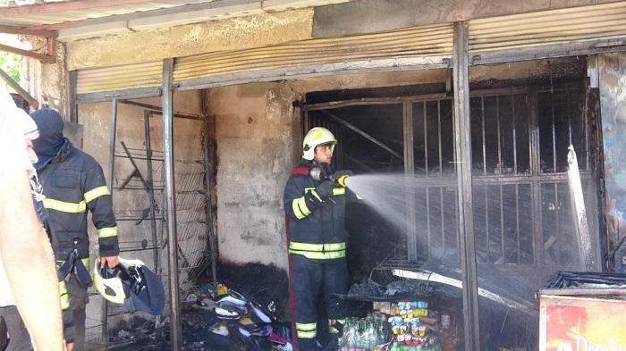 Diyarbakır'da elektrik kontağından ev yangını