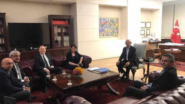 HDP eş başkanlarından Kılıçdaroğlu'na ziyaret