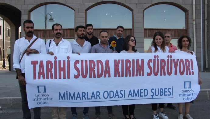 Diyarbakır TMMOB: Suriçi, sermayeye açıldı, özgün sosyal-kültürel doku yok edildi