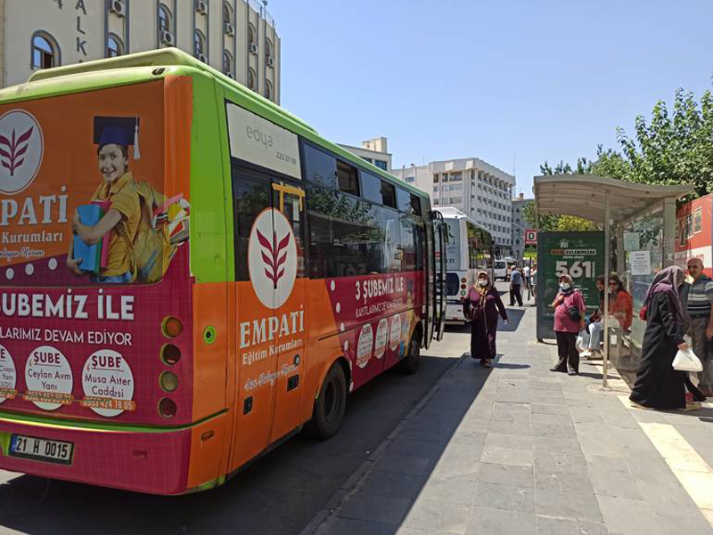 Diyarbakır Özel Halk Otobüsleri’nde kartlı binişler yeniden devrede