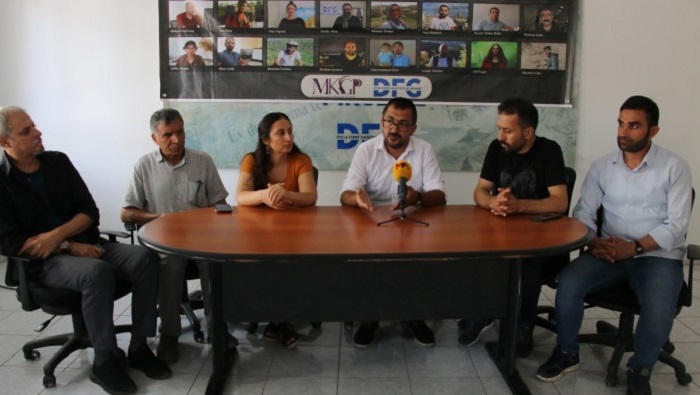 TGS tutuklu gazetecilerle dayanışma için Diyarbakır'da; “Dayanışma güçlendirir, yaşatır”