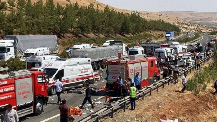 Gaziantep’teki kazadan sağ kurtulan yolcular Diyarbakır’a gönderildi