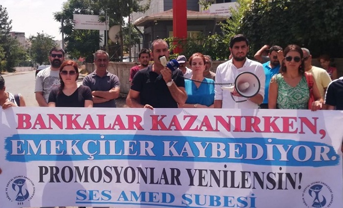 Diyarbakır’daki sağlık emekçileri; Promosyonlar yenilensin
