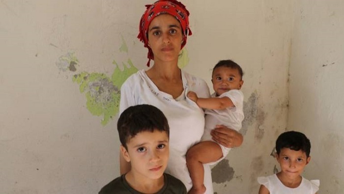 Diyarbakır'da 3 çocuğuyla elektriksiz evde yaşayan anne: Bazı günler kahvaltıya koyacak bir şey yok