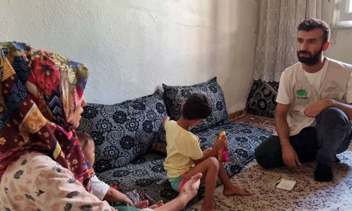 Video Haber: Diyarbakır Umut Kervanı'ndan mağdur aileye ziyaret