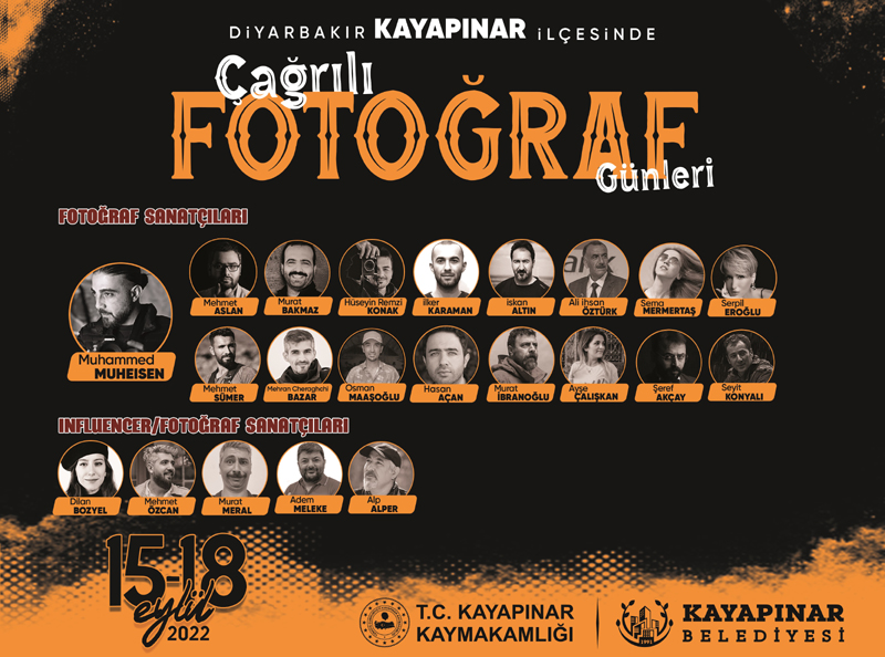 Fotoğraf sanatçıları Diyarbakır’da buluşuyor