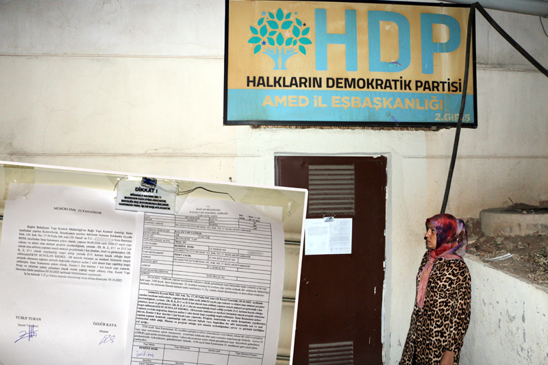 HDP Diyarbakır İl Başkanılığı: İl binasının mühürlenmesini basından öğrendik!