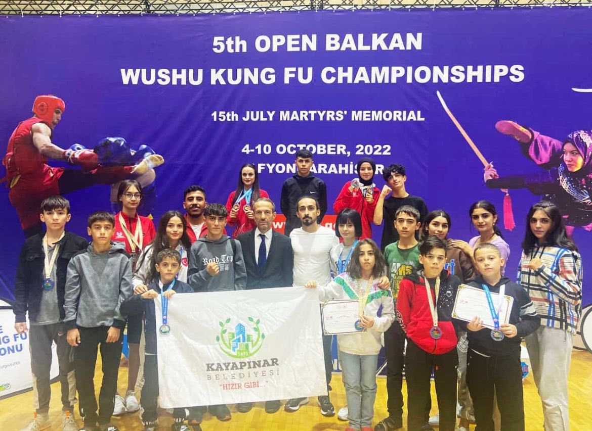 Kayapınar Belediyesi’nin Wushu sporcularından büyük başarı!