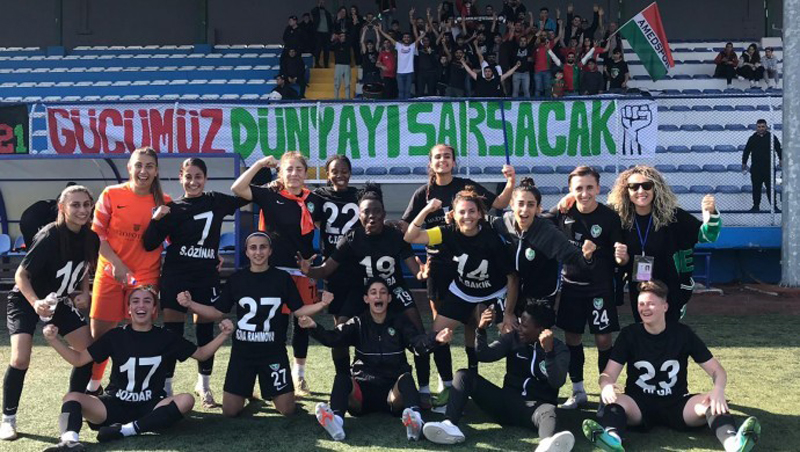 Amedspor Kadın Futbol Takımı rakibine gol yağdırdı