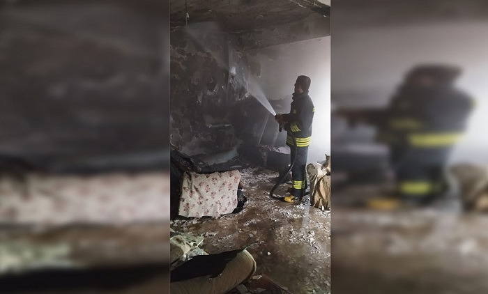 VİDEO HABER - Elektrik prizinden çıkan yangın evi harabeye çevirdi