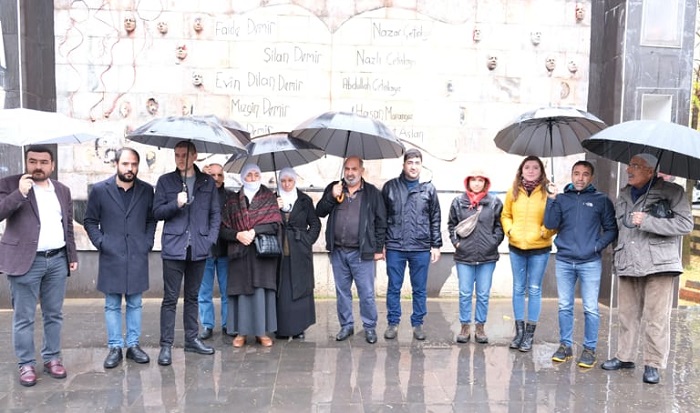 Kayıp yakınlarının eylemine izin verilmedi!