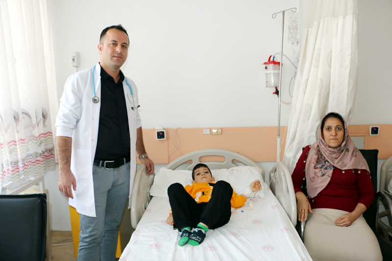 6 yaşındaki Miraç, sağlığına kavuştu!