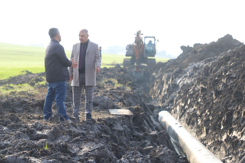 Diyarbakır’ın 3 ilçesini besleyen su boruları yenilendi