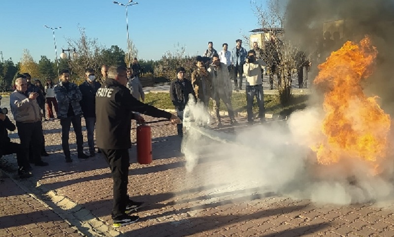 Dicle Üniversitesinde “Yangın Eğitimi ve Tatbikatı”